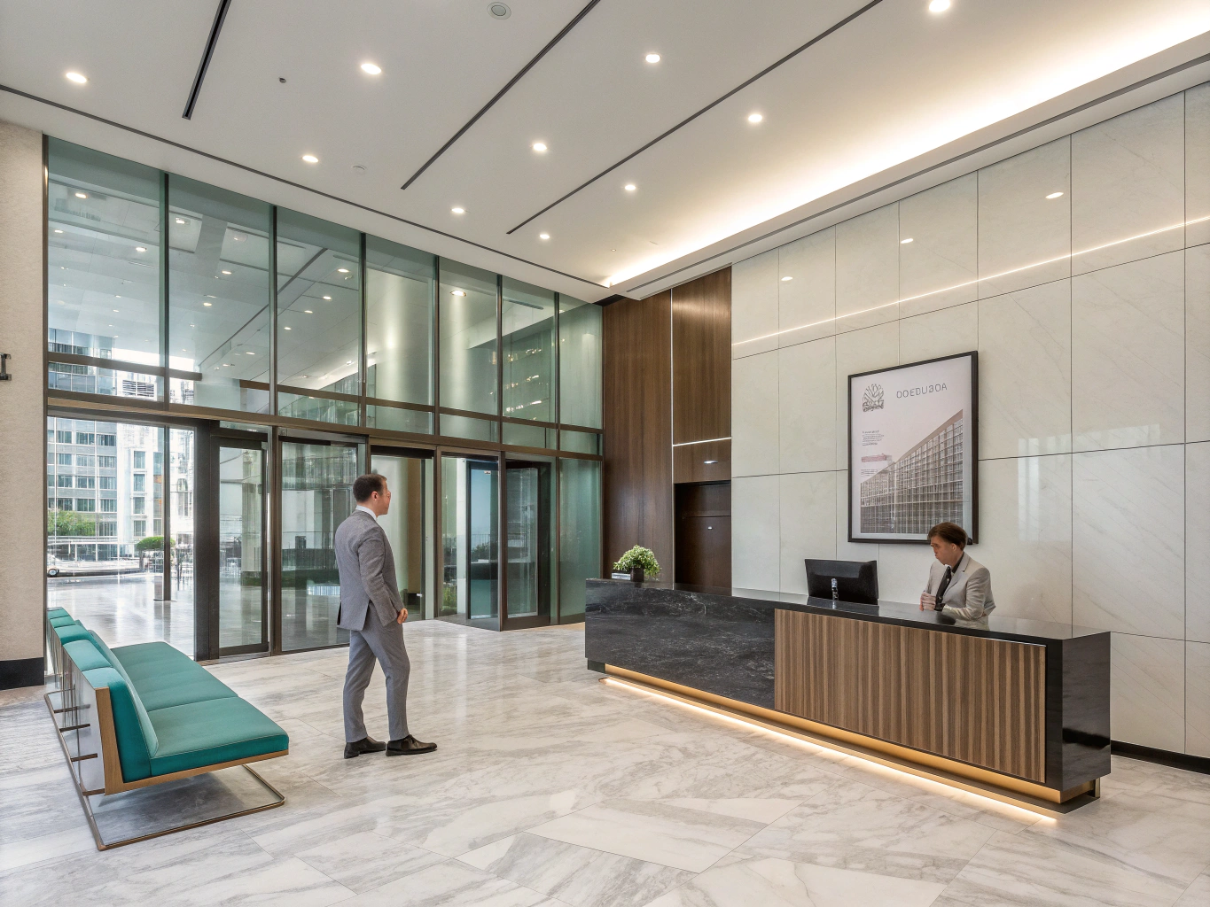 Modern architectural office space representing structural growth